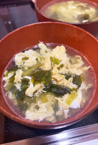 鶏出汁の簡単スープ