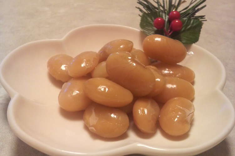 おせち 圧力鍋でふっくら白花豆 レシピ 作り方 By Chi846 クックパッド 簡単おいしいみんなのレシピが354万品