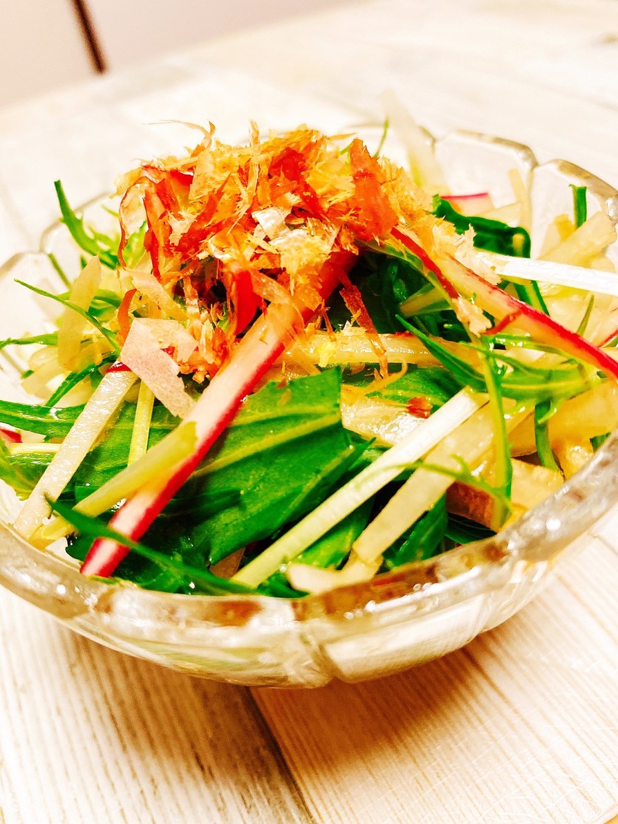レディーサラダ大根と水菜の和風サラダの画像