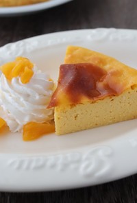 マンゴー杏仁チーズケーキ