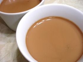 濃厚ロイヤルミルクティで紅茶プリン