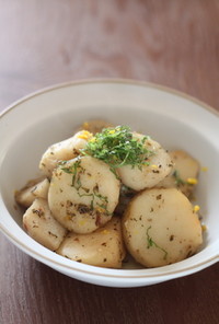 大葉ドレッシングで煮る里芋おかか煮