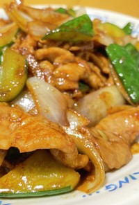 中華定食♫豚肉ときゅうりの甜麺醤炒め