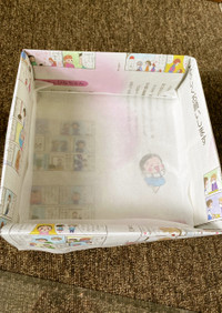 カステラの新聞紙型(20cm)作り方
