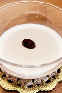 【活用】黒豆煮汁のブラマンジェ
