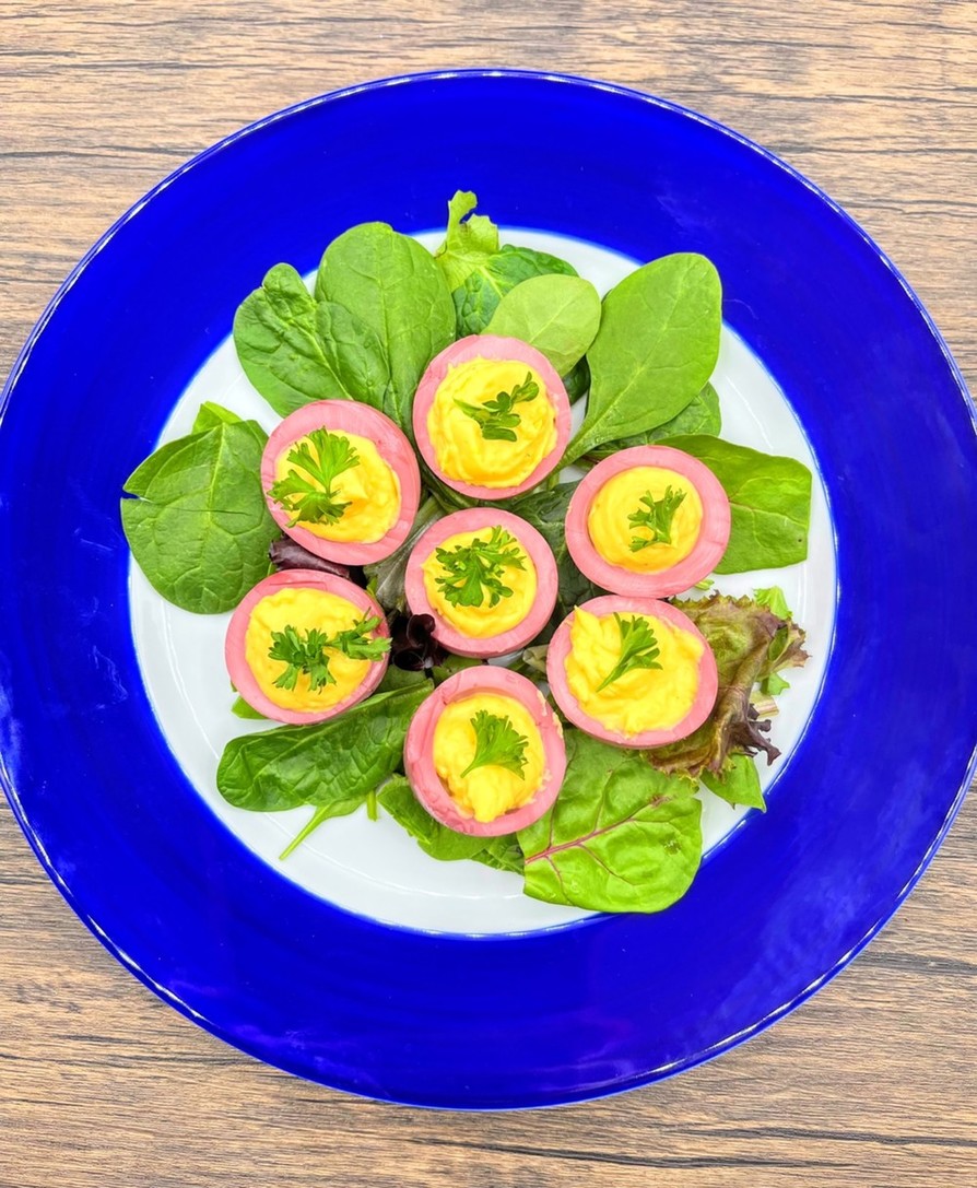 ワカモレのデビルドエッグのレシピ