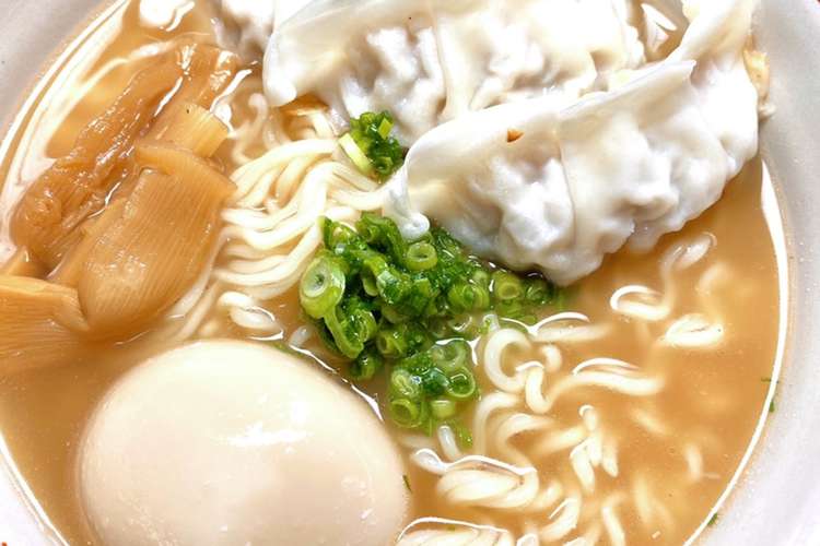 餃子ラーメン レシピ 作り方 By ヨッシーよし丸 クックパッド 簡単おいしいみんなのレシピが366万品