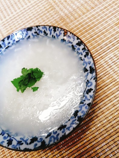中華粥✤鶏がらスープの素の写真