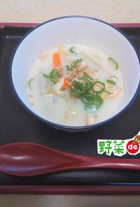 ＜健康レシピ＞野菜たっぷり和風豆乳スープ