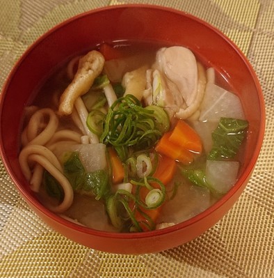もち麦めん★神戸市学校給食レシピの写真