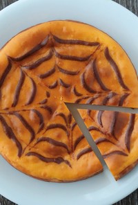 かぼちゃのハロウィンチーズケーキ