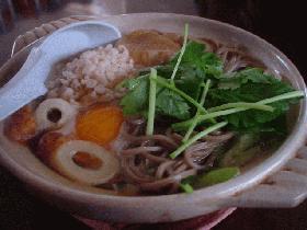 もち入り鍋焼き蕎麦