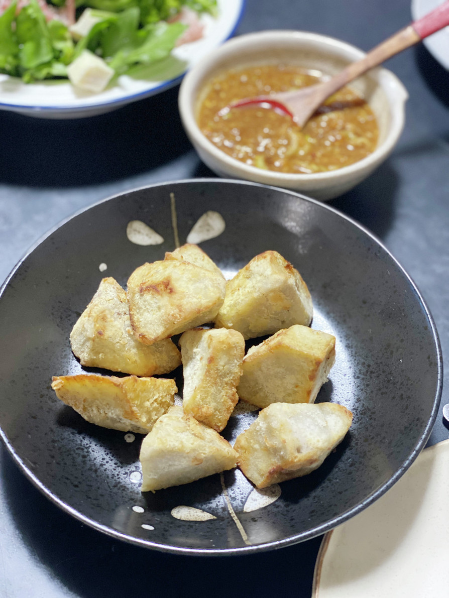 ちょい手間でもおいしすぎる❣里芋の唐揚げの画像