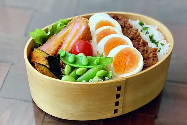 わっぱ弁当 キーマカレーとチーズハムカツ レシピ 作り方 By クック3539py クックパッド 簡単おいしいみんなのレシピが376万品