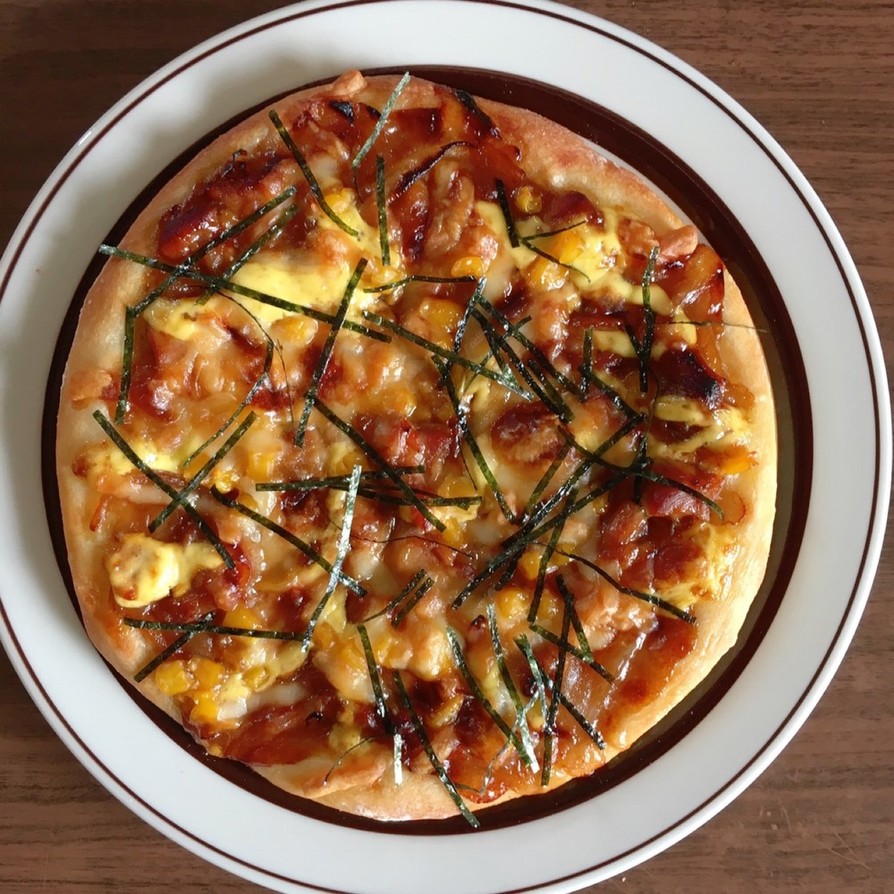 自家製バーベキューチキンピザのレシピ