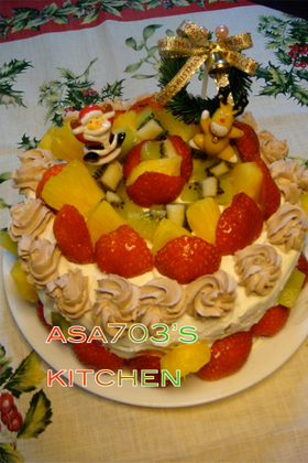 簡単!豪華!クリスマス*フルーツケーキ
