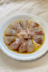 白身魚のカルパッチョ【ここから栄養士】
