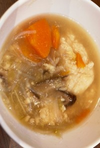 白菜と肉団子スープ