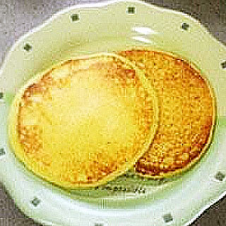 粉から作るホットケーキ（卵乳小麦無）の画像