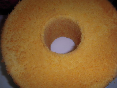 ２１㎝型シフォンケーキ（オレンジ）の写真