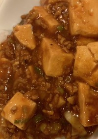 簡単　至高の麻婆豆腐カレー　中華カレー