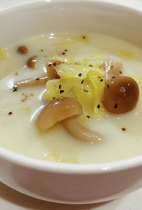 シンプル☆まろやか豆乳スープ