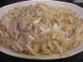 残り物一掃!春雨の炒め物