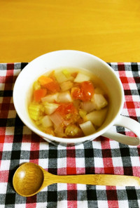 冬野菜のコロコロデトックススープ
