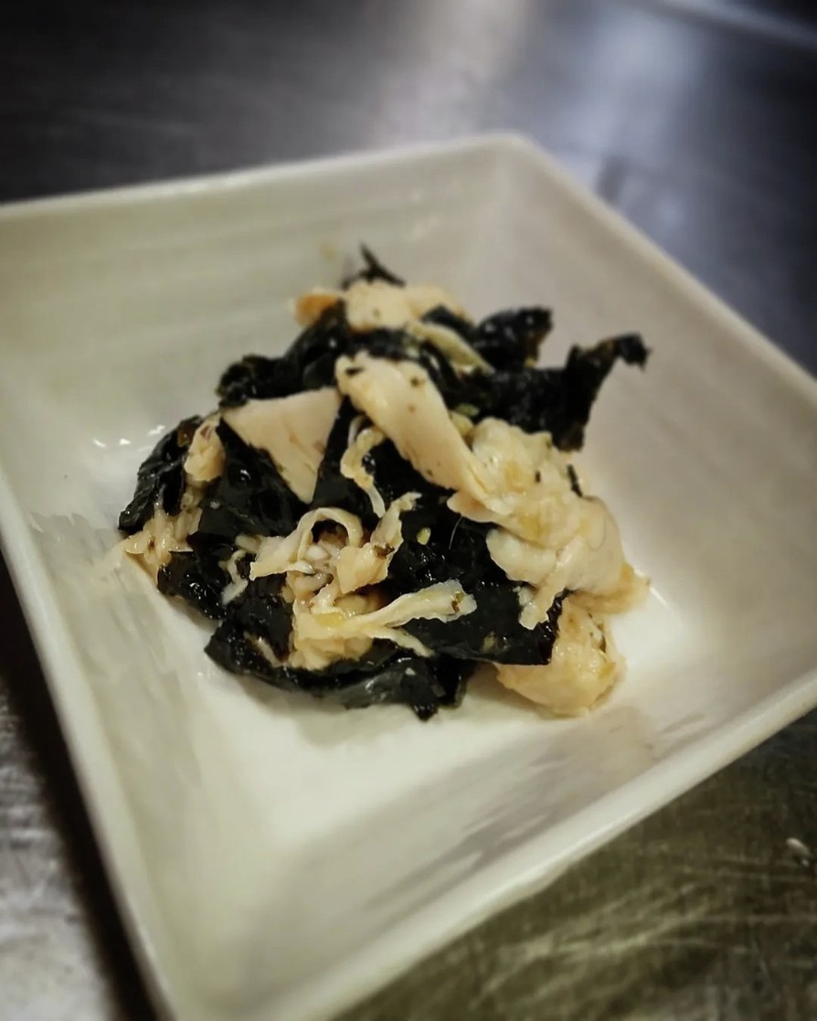 韓国海苔と鶏ササミの山葵醤油！の画像