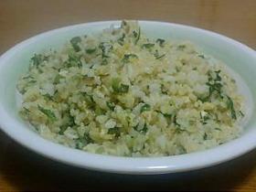 洋風!明日葉(あしたば)チャーハン!!