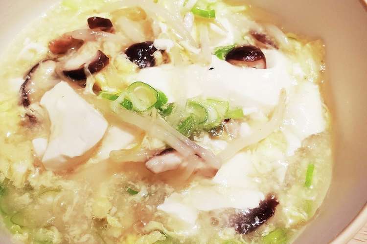 二日酔いの日に優しい豆腐の餡掛け レシピ 作り方 By Ruuuuu39 クックパッド 簡単おいしいみんなのレシピが367万品