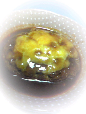 煮込みハンバーグソース。