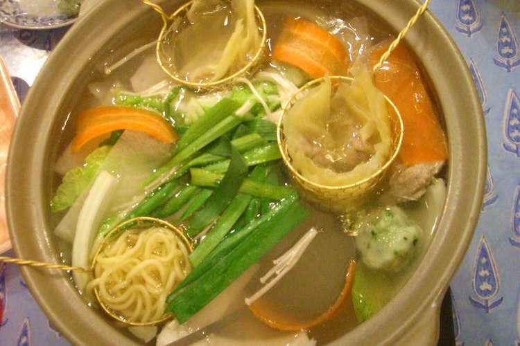 タイの鍋料理 おうちでタイスキ レシピ 作り方 By こよっこよ クックパッド