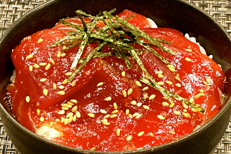 すき焼のたれを使って マグロ漬け丼 レシピ 作り方 By サンビシレシピ クックパッド 簡単おいしいみんなのレシピが366万品