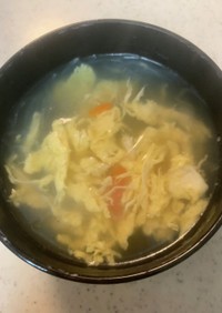 時短！コンソメ風味の春雨スープ