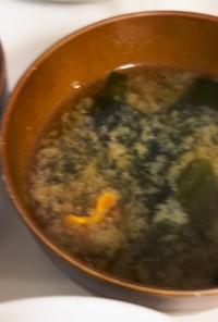 ［適量レシピ］乾燥野菜人参で味噌汁