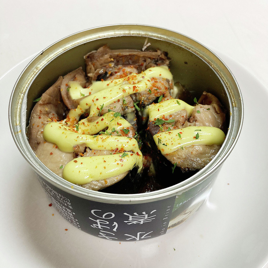 超簡単 サバ水煮缶 マヨ七味の画像
