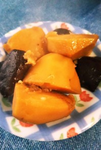 里芋と椎茸の簡単煮