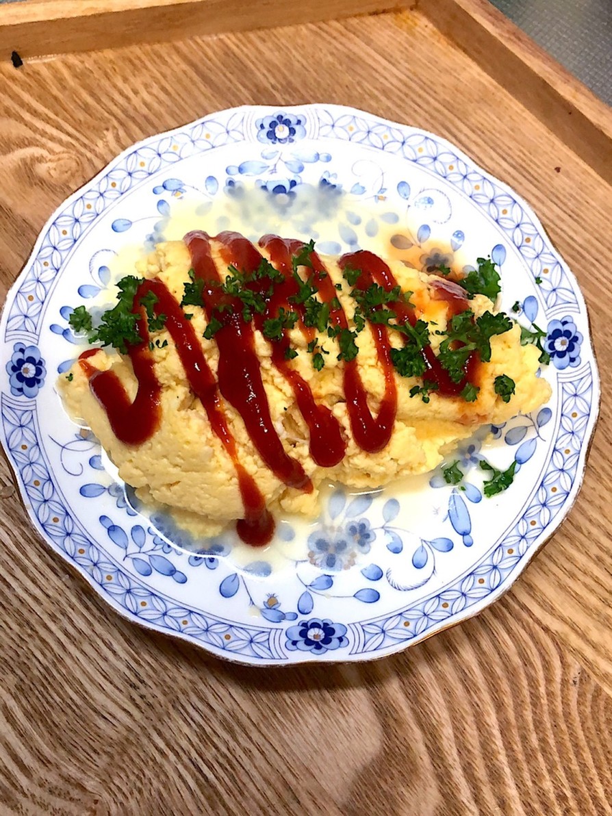 卵と豆腐とチーズで！ふわふわ♡オムレツ☆の画像