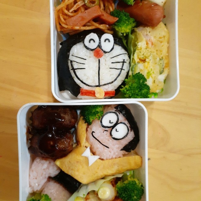 ドラえもんとのび太 キャラ弁 レシピ 作り方 By こたるなっち クックパッド 簡単おいしいみんなのレシピが372万品
