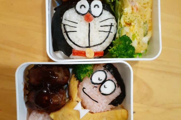 ドラえもんとのび太 キャラ弁 レシピ 作り方 By こたるなっち クックパッド 簡単おいしいみんなのレシピが378万品