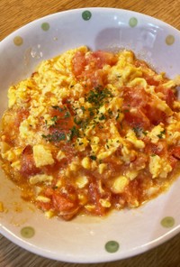 ☆痩せ☆ 卵とトマトのペペロンチーノ
