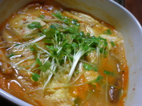 豆腐キムチ雑炊