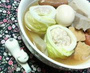 ✿トマトの白菜巻き入り❀屋台風✿おでんの写真