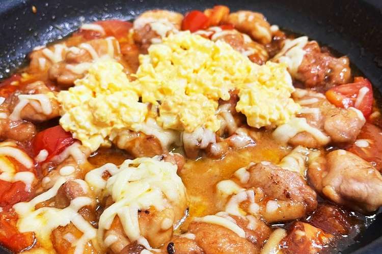 簡単チキントマトの照り焼きチーズ レシピ 作り方 By M M0332 クックパッド 簡単おいしいみんなのレシピが375万品