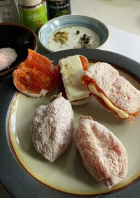 市田柿クリームチーズサンド　山椒コラボ