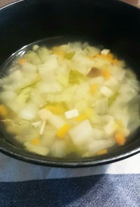 具だくさんの野菜スープ