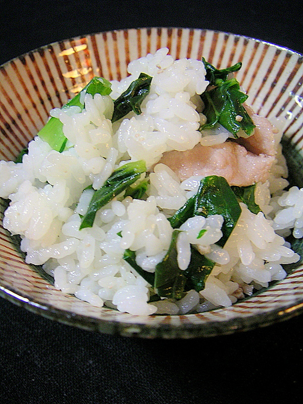 小松菜の混ぜごはんの画像