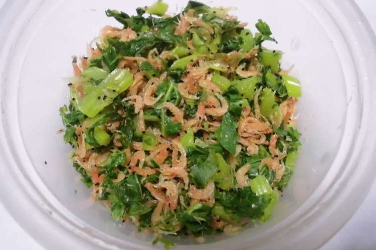 大根の葉とほしあみえびのふりかけ レシピ 作り方 By 居酒屋花子 野菜 茶 クックパッド 簡単おいしいみんなのレシピが378万品