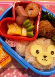 みんなの かつお節 キャラ弁 レシピが1 3品 クックパッド